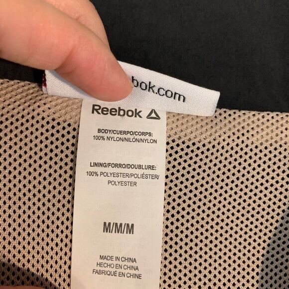 Reebok Jacket Womens M Medium Colorblock Crossfit Retro Windbreaker Zip Up Mesh - Picture 11 of 16